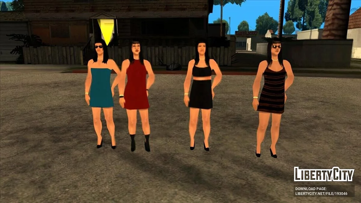 PedFuncs Giant Skin Pack(Fixed Version) / GTA San Andreas