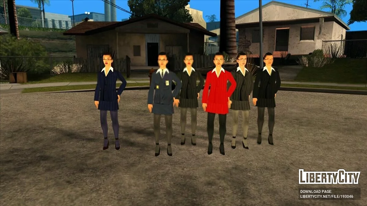 PedFuncs Giant Skin Pack(Fixed Version) / GTA San Andreas