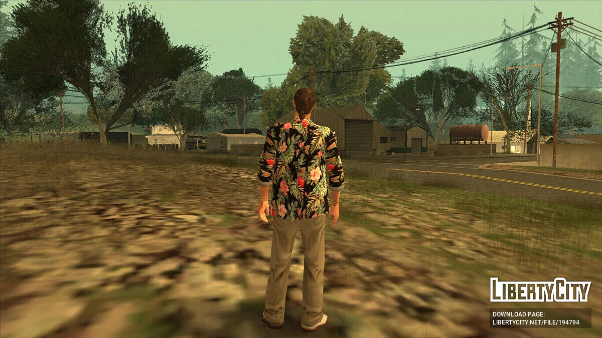 Дуэйн в гавайской рубашке / GTA San Andreas