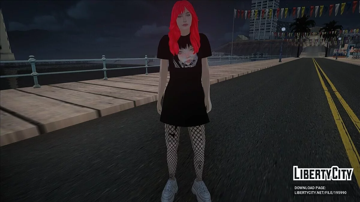 Дівчина з червоним волоссям / GTA San Andreas
