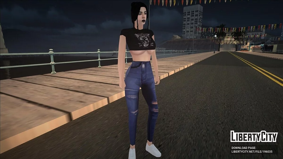 穿着漂亮服装的女孩 / GTA San Andreas