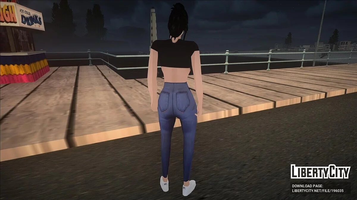 穿着漂亮服装的女孩 / GTA San Andreas