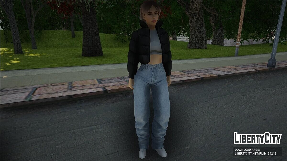 Download Fashionable Teenage Girl For GTA San Andreas