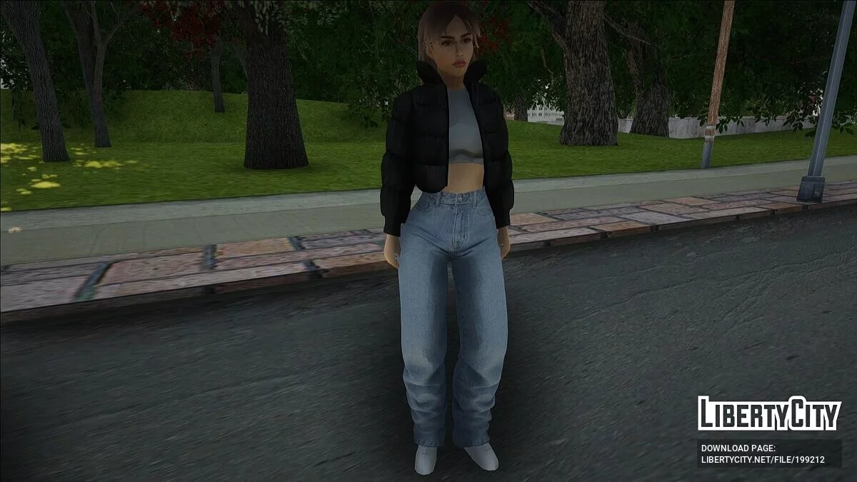 Modisches Teenager-Mädchen / GTA San Andreas