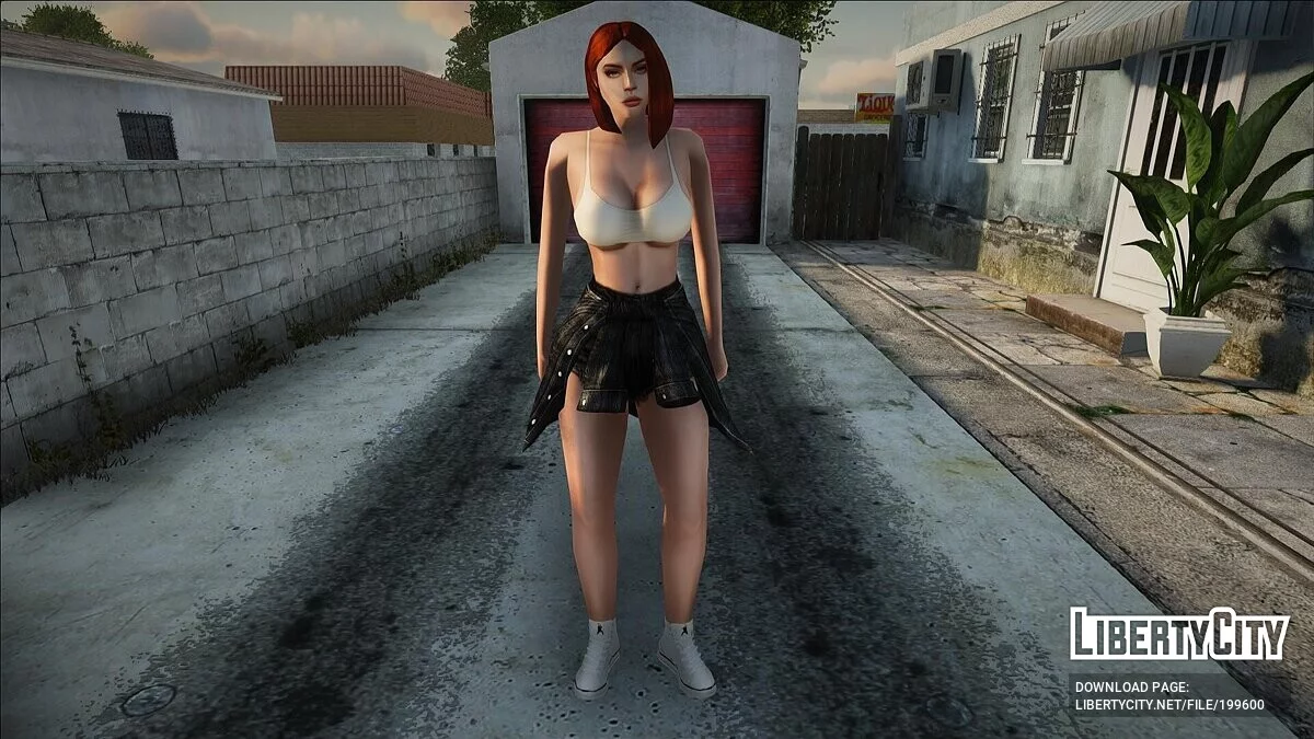 The girl in the short shorts / GTA San Andreas