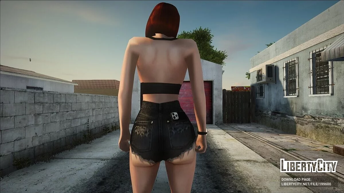 The girl in the short shorts / GTA San Andreas