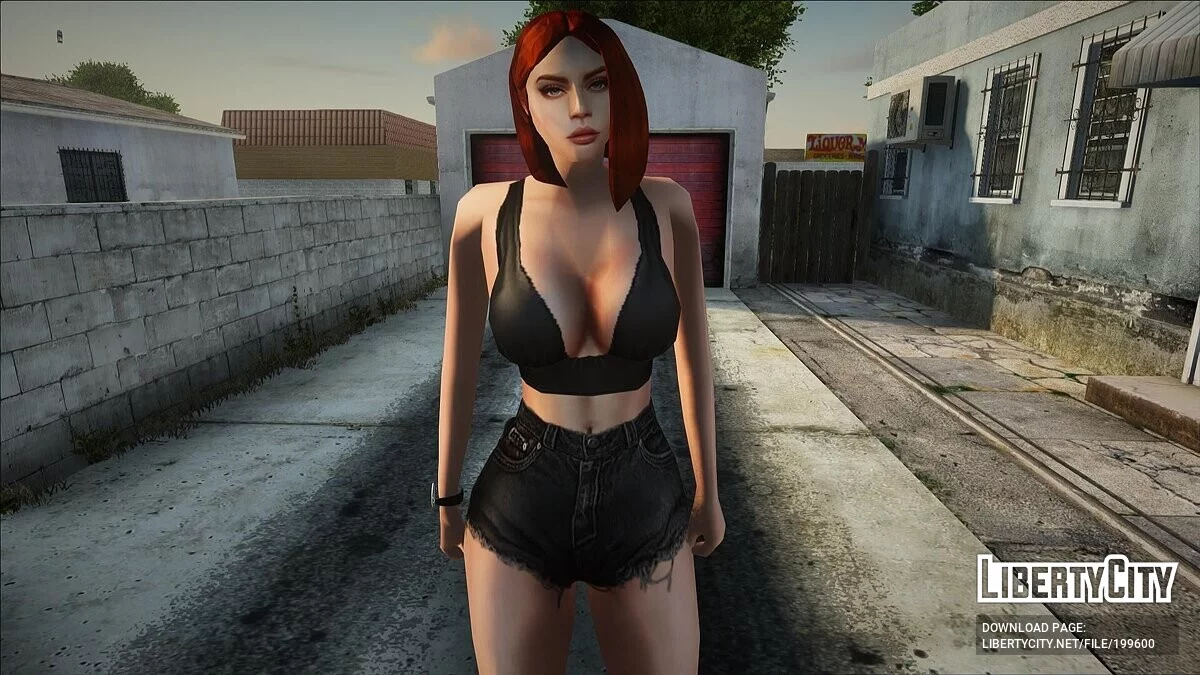 The girl in the short shorts / GTA San Andreas