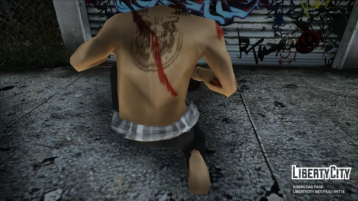 Junge mit seinem Kopf in den Händen / GTA San Andreas