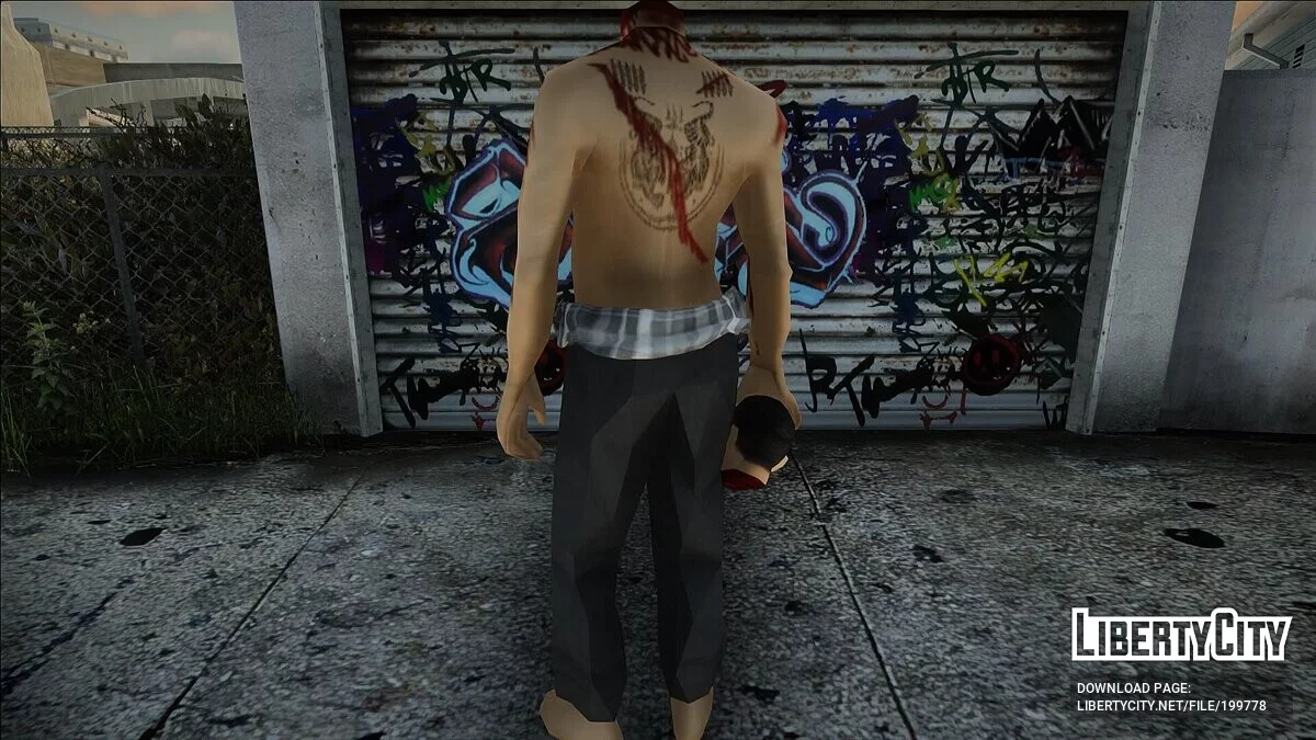 Junge mit seinem Kopf in den Händen / GTA San Andreas