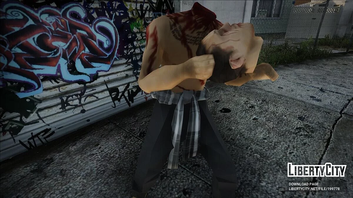 Junge mit seinem Kopf in den Händen / GTA San Andreas