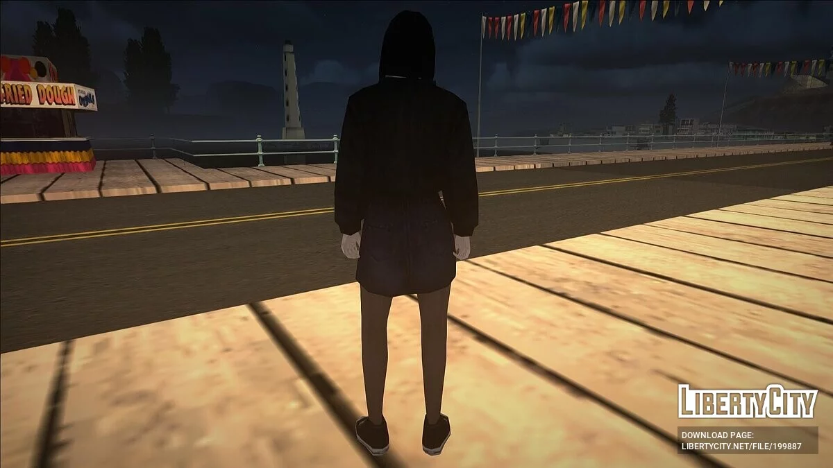 Gadis Berambut Cokelat Cantik (PedFuncs) / GTA San Andreas