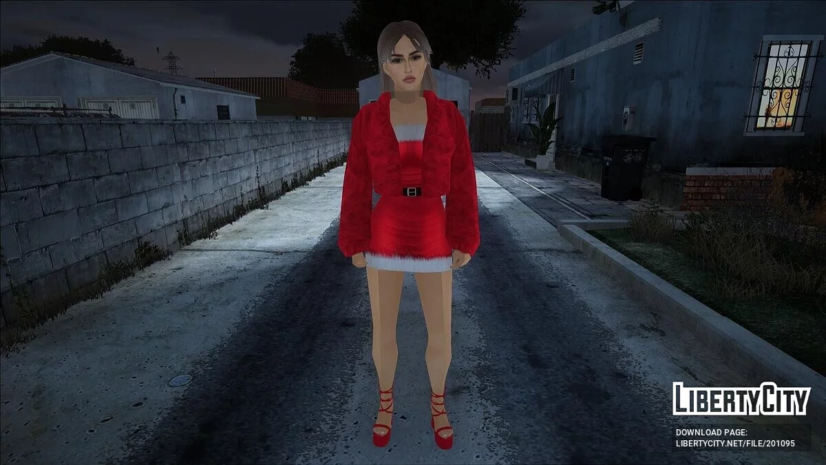 Дівчина в Різдвяному вбранні / GTA San Andreas