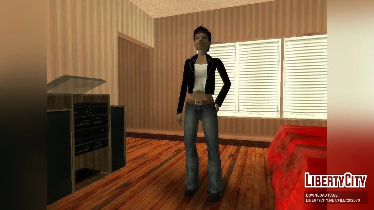 Відновлена Дівчина з Альфа Версії / GTA San Andreas