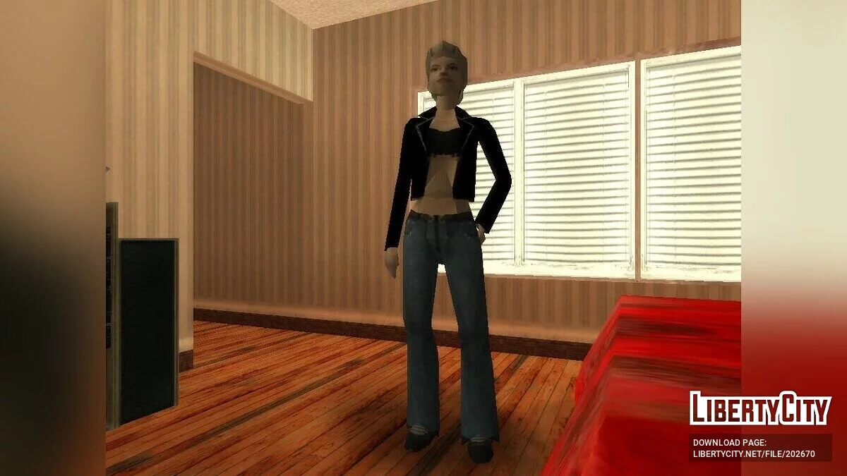 Відновлена Дівчина з Альфа Версії / GTA San Andreas