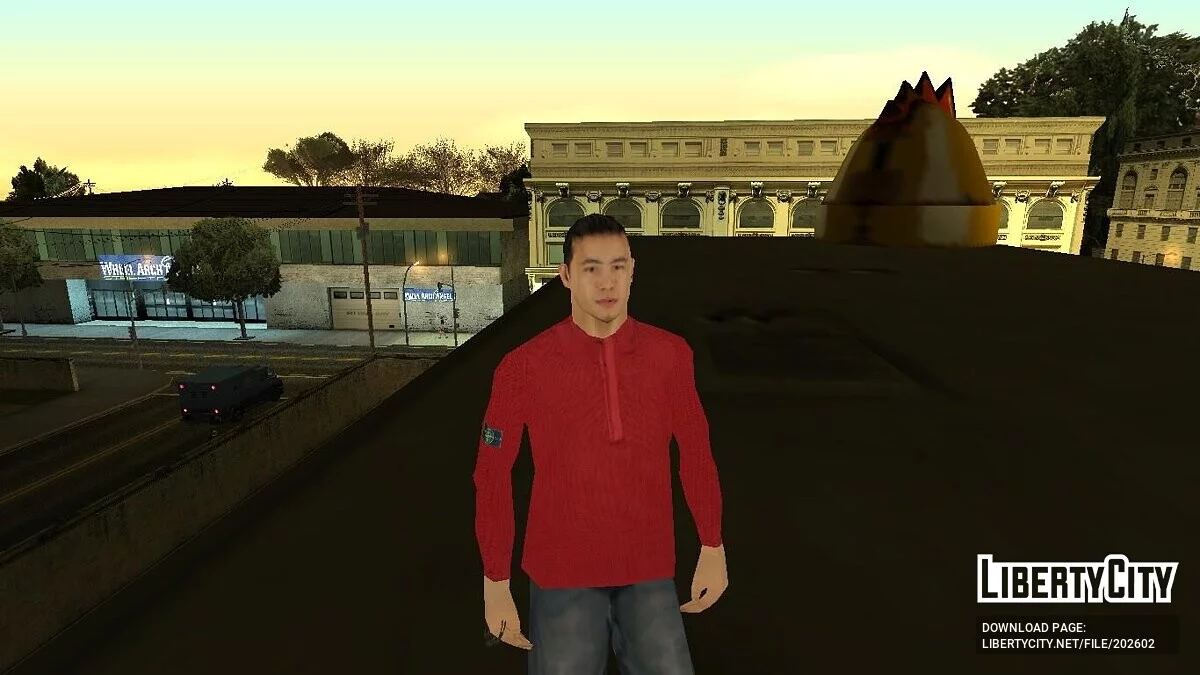 Stone Island Quarter Zip Jumper 2002 / GTA San Andreas