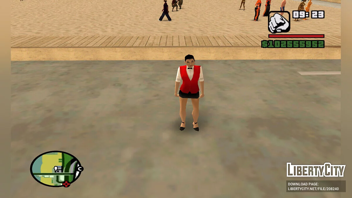 Valet Woman Beta / GTA San Andreas