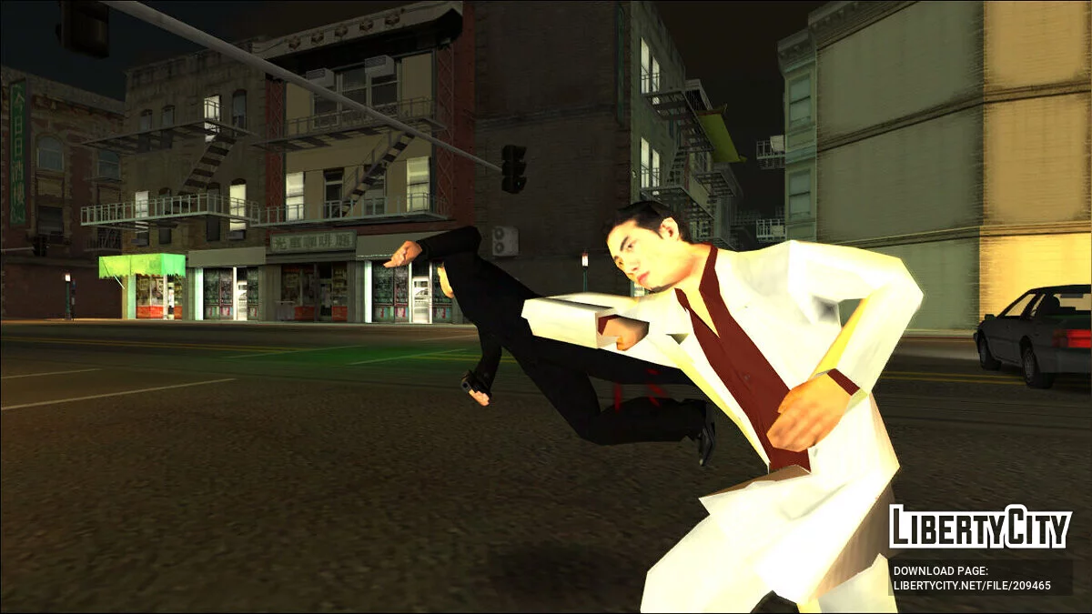 Kazuma Kiryu (Yakuza) Estilo SA / GTA San Andreas