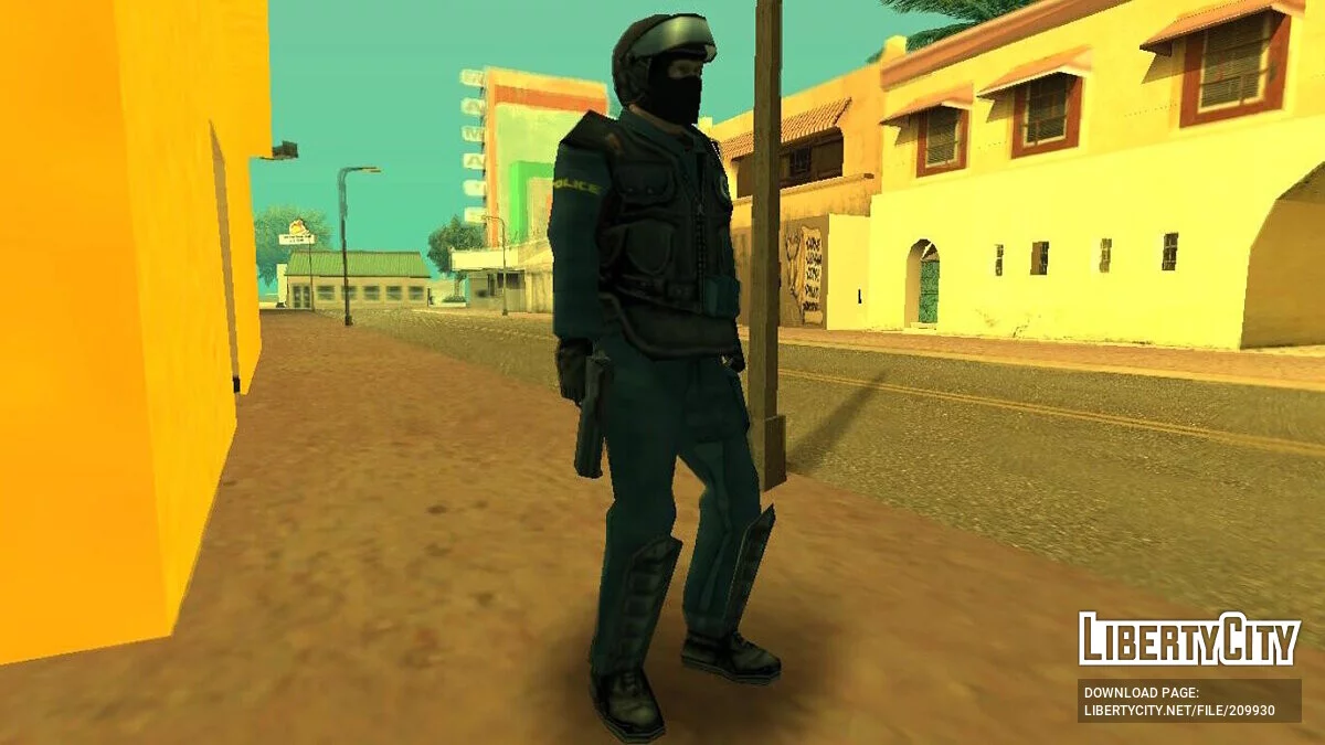 Modelo SWAT de Manhunt 1 (Remake) / GTA San Andreas