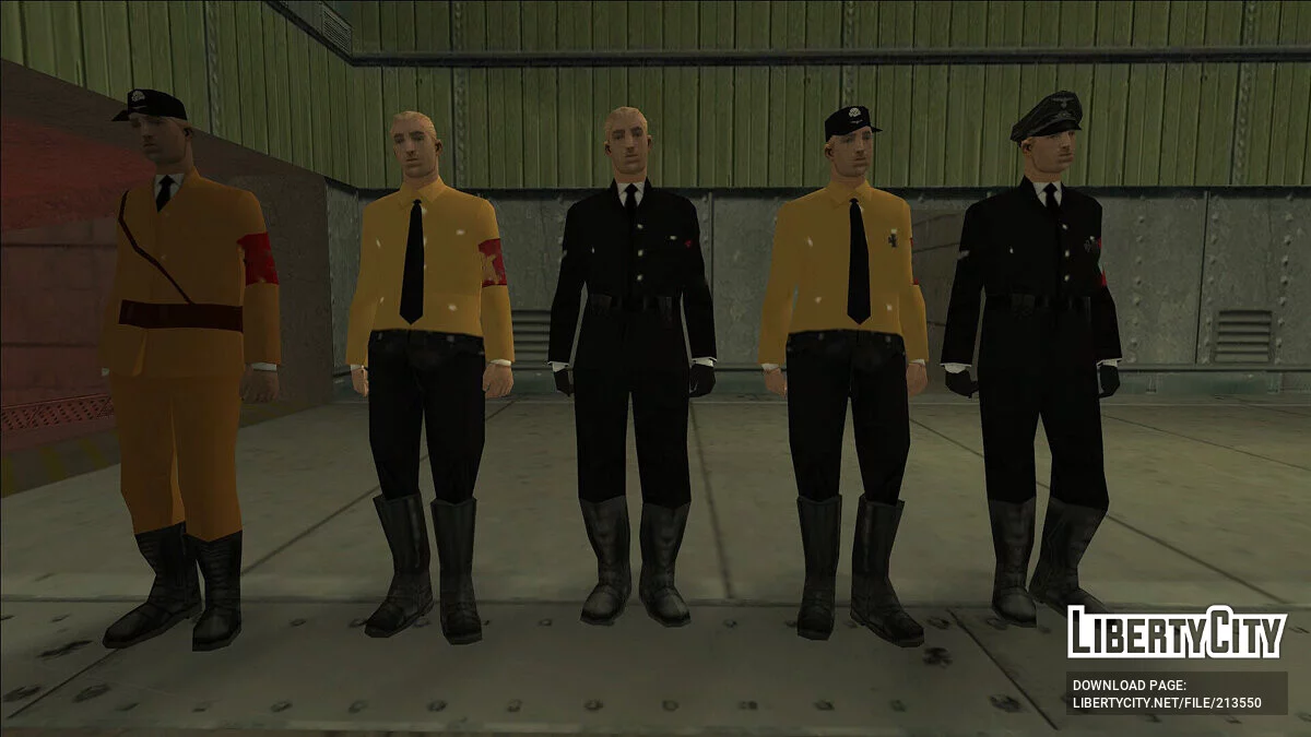 German soldiers skins (SA Style) / GTA San Andreas