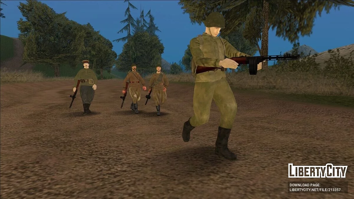 Sovyet Askerlerinin Kıyafetleri (SA Tarzı) / GTA San Andreas