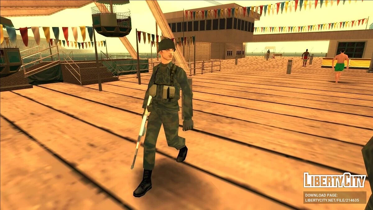 Infantería de la Federación Rusa de 1995 (adaptación a PedFuncs) / GTA San Andreas