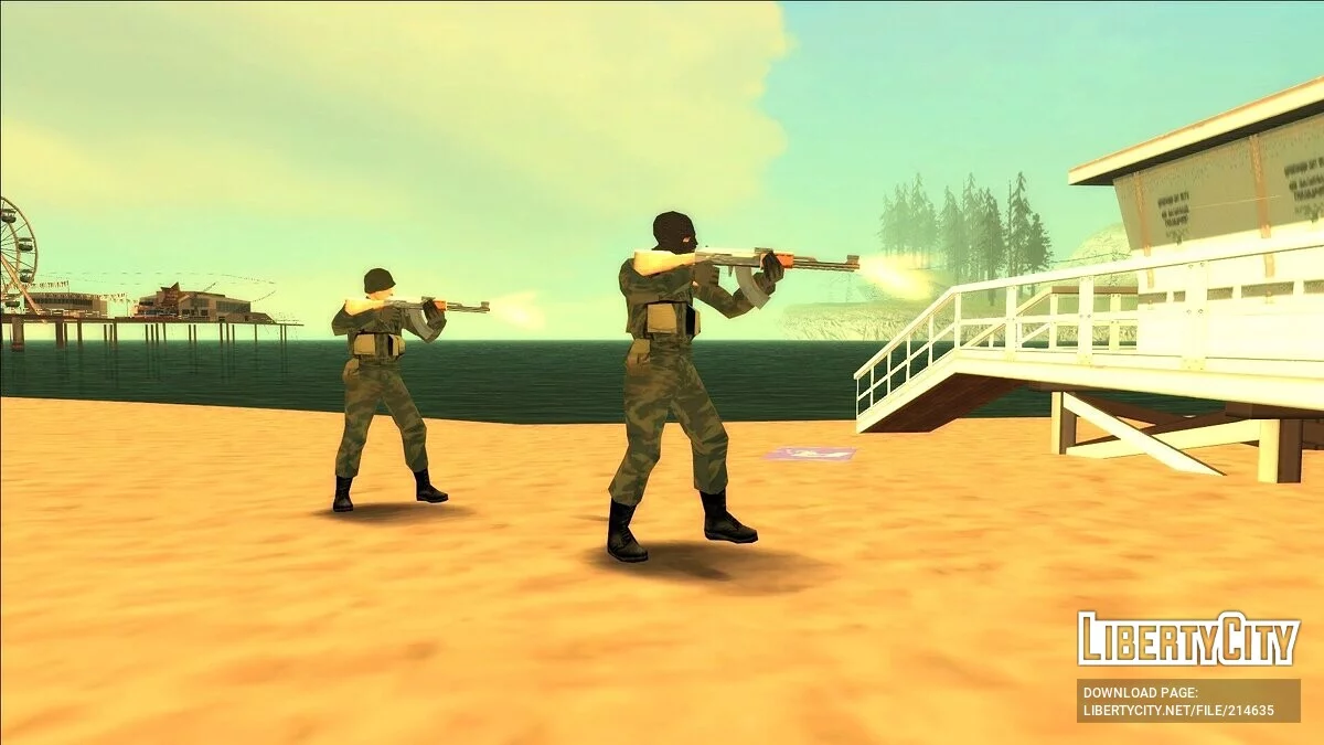 Infantería de la Federación Rusa de 1995 (adaptación a PedFuncs) / GTA San Andreas