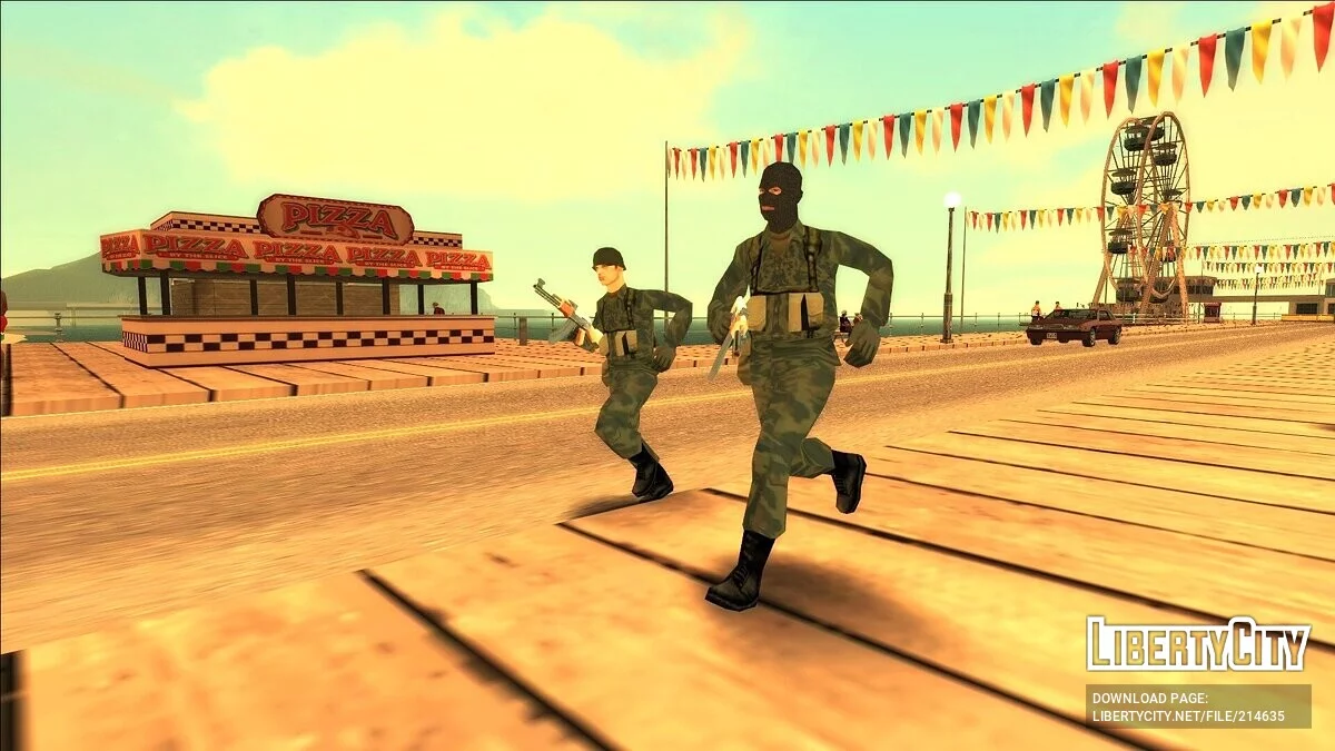Infantería de la Federación Rusa de 1995 (adaptación a PedFuncs) / GTA San Andreas