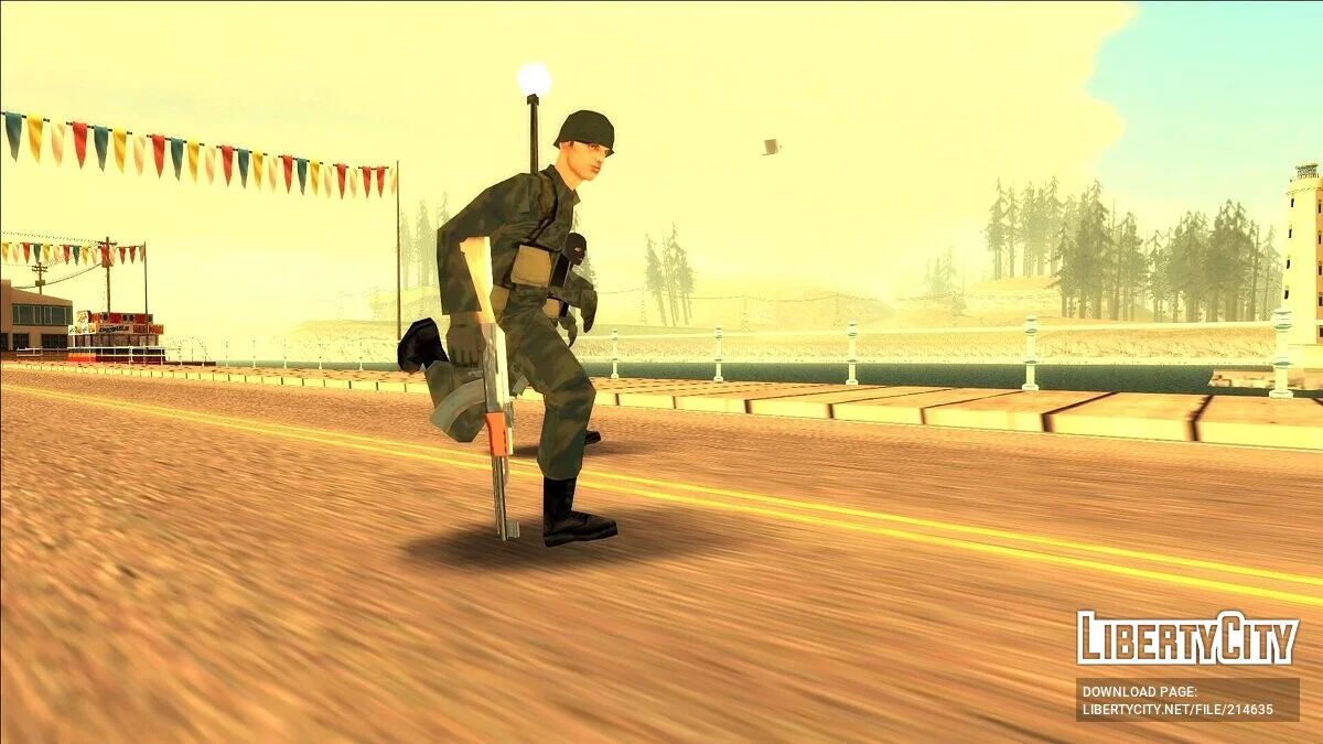 Infantería de la Federación Rusa de 1995 (adaptación a PedFuncs) / GTA San Andreas