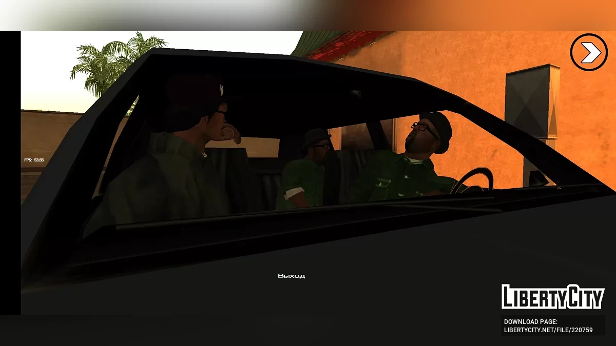 Big Smoke instead of CJ (player.img) / GTA San Andreas