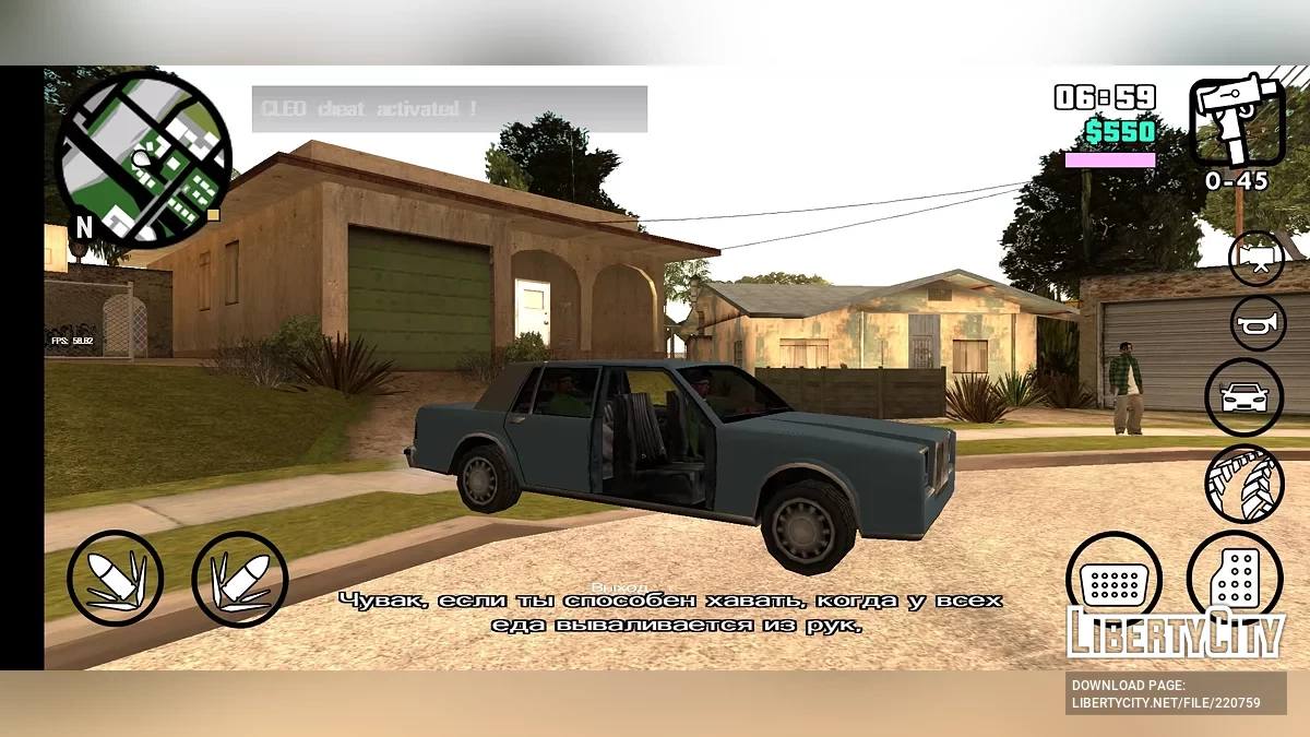 Big Smoke instead of CJ (player.img) / GTA San Andreas
