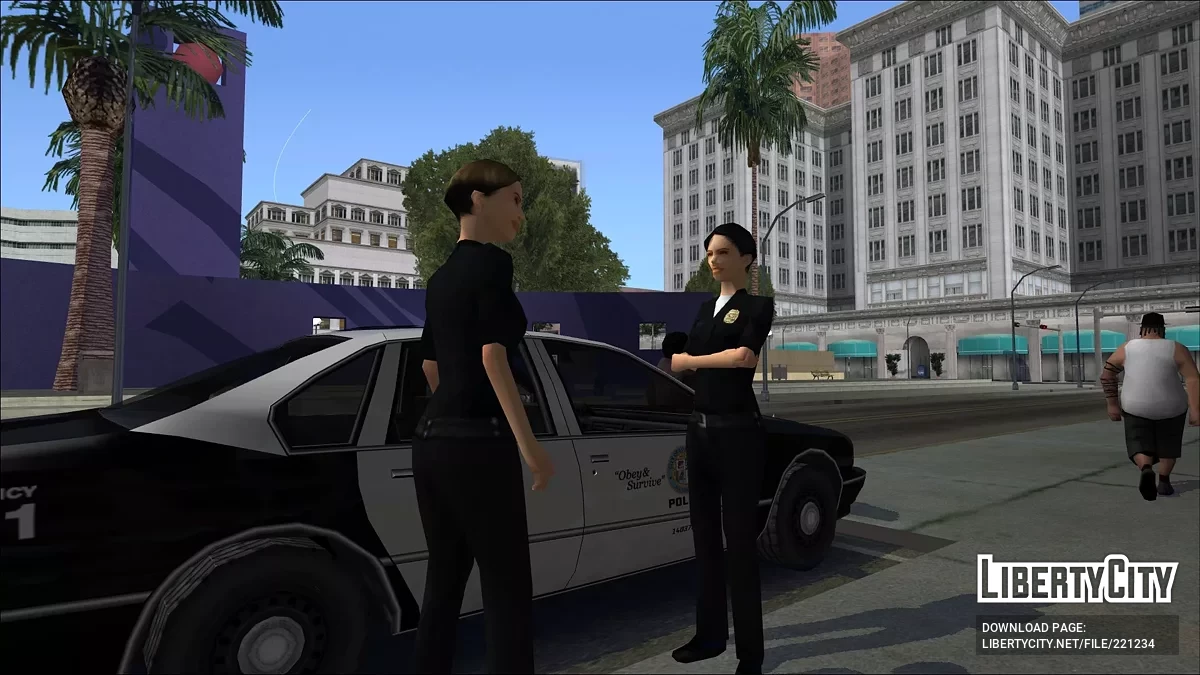 Female Los Santos Police Department Skin Pack / GTA San Andreas