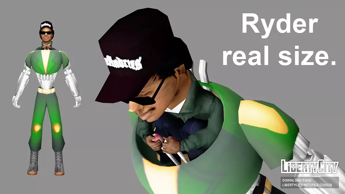 Ryder Tamanho Real / GTA San Andreas