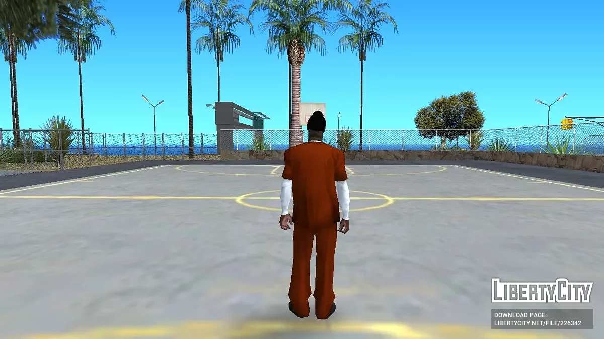 Sweet Johnson Turuncu Mahkum Kıyafetiyle / GTA San Andreas