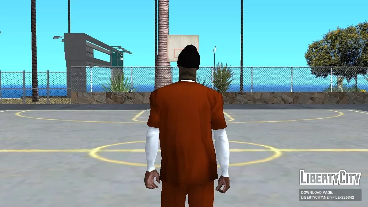 Sweet Johnson Turuncu Mahkum Kıyafetiyle / GTA San Andreas