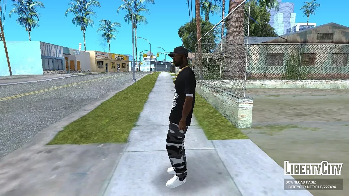 Sweet Johnson en Ropa Casual Moderna / GTA San Andreas