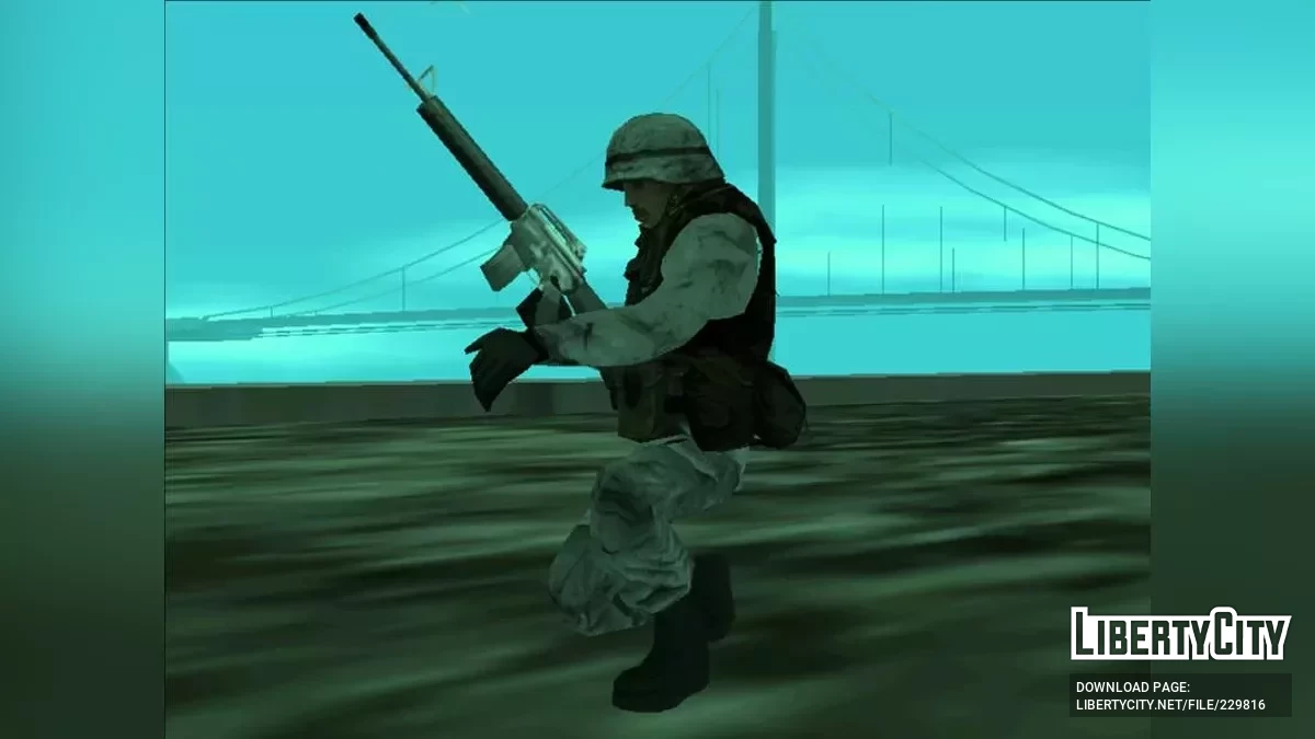 Армія США 80-х років (SA Style) / GTA San Andreas