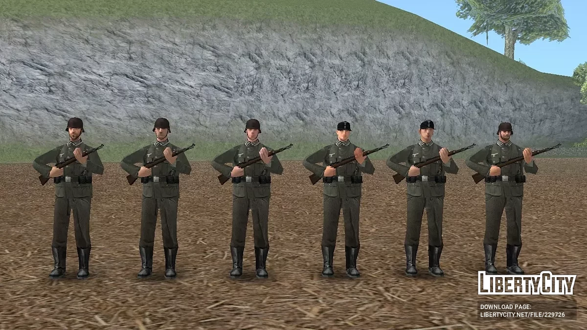 WW2 German Soldiers / GTA San Andreas