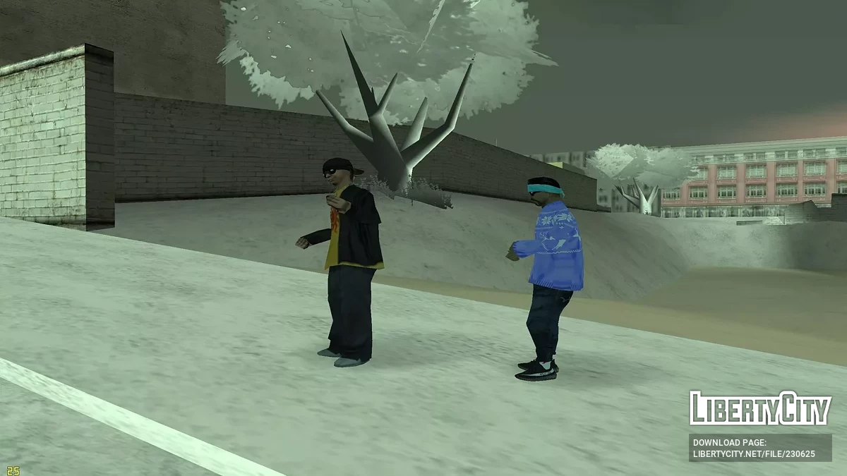 Зимовий збірник скінів для банд / GTA San Andreas