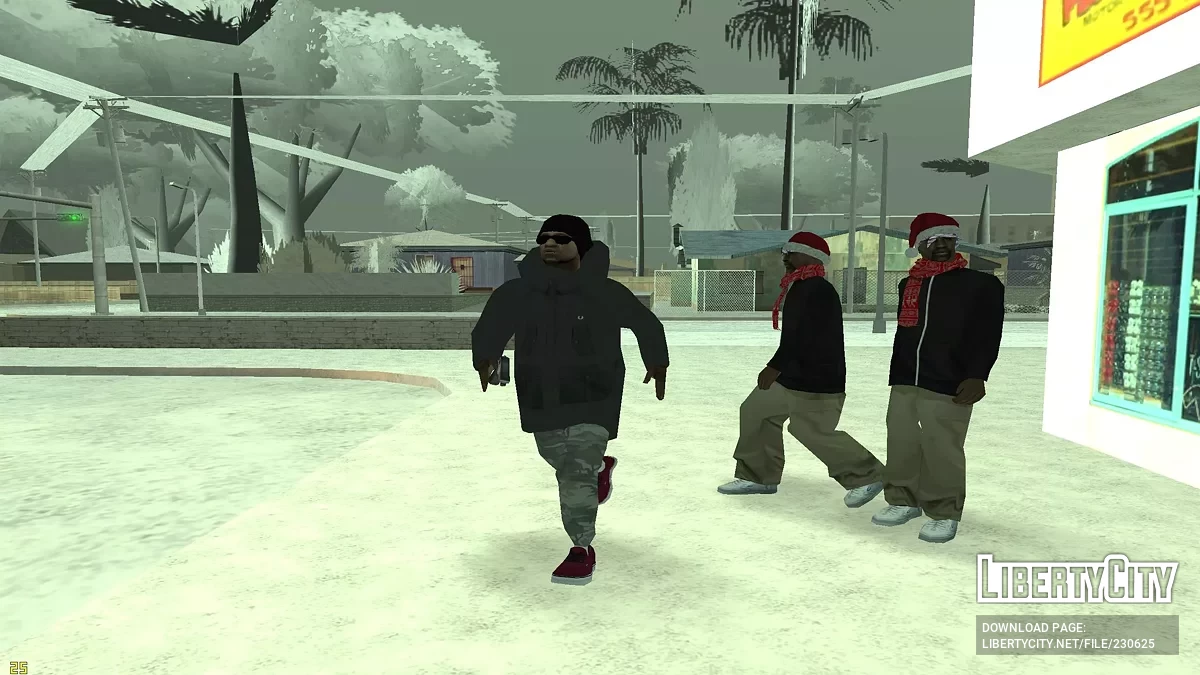 Зимовий збірник скінів для банд / GTA San Andreas