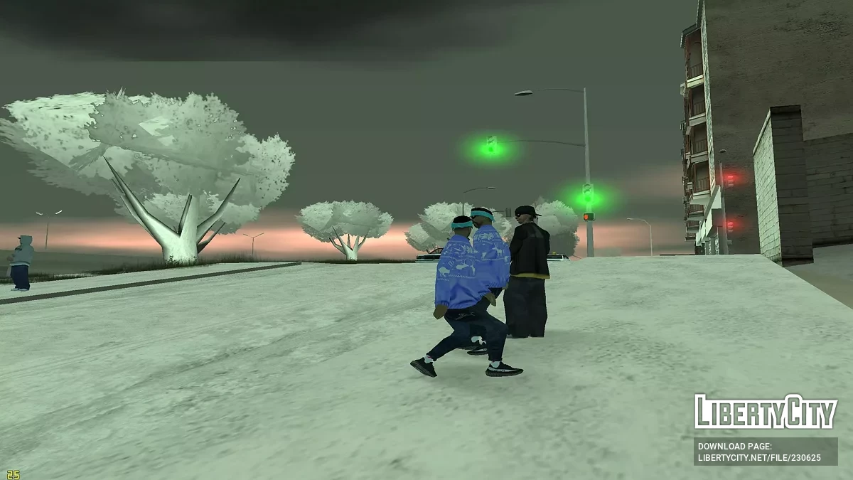 Зимовий збірник скінів для банд / GTA San Andreas