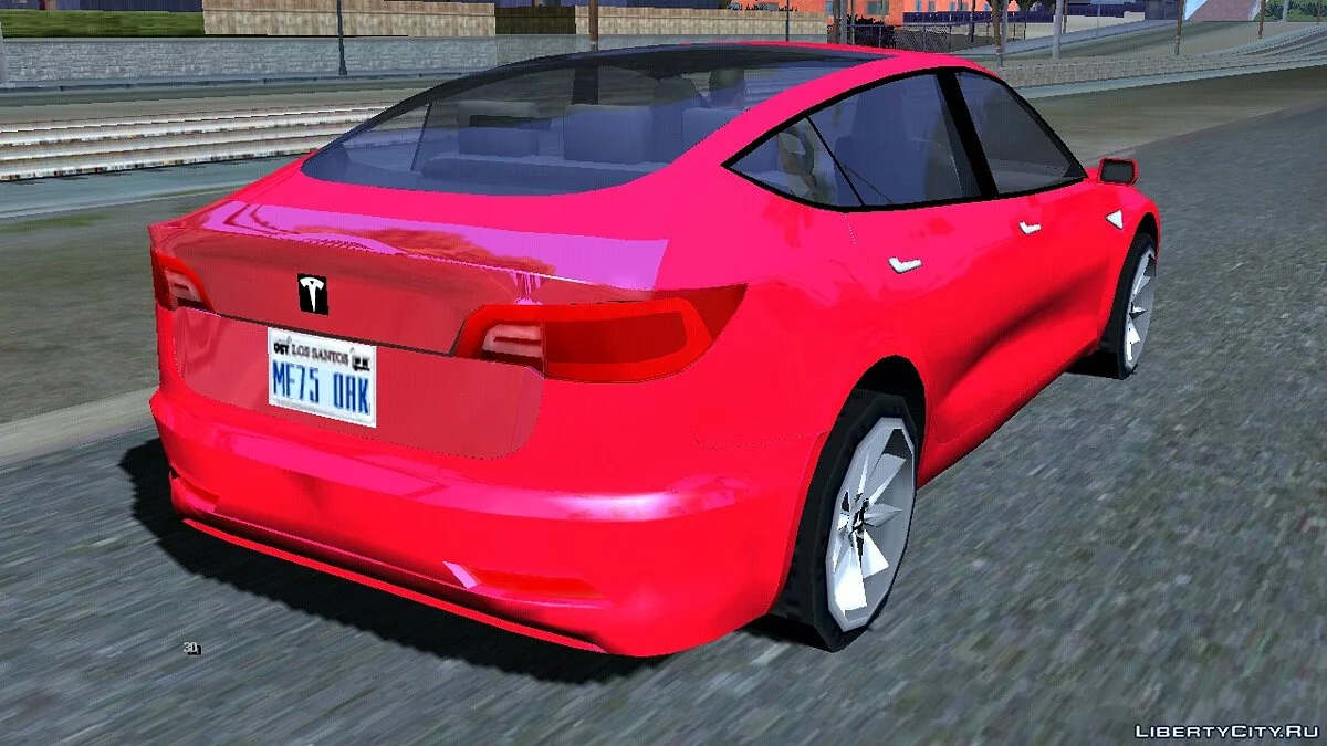 2017 Tesla Model 3 Lowpoly / GTA San Andreas (iOS, Android)