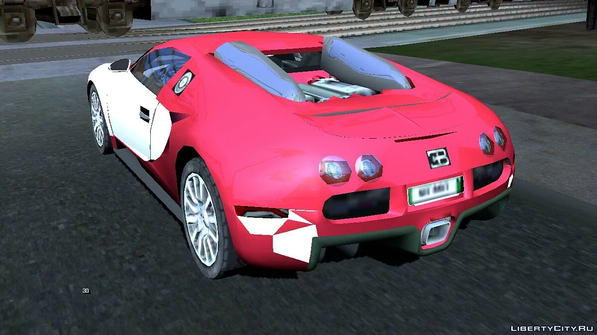 Bugatti Veyron (Gaya SA) / GTA San Andreas (iOS, Android)