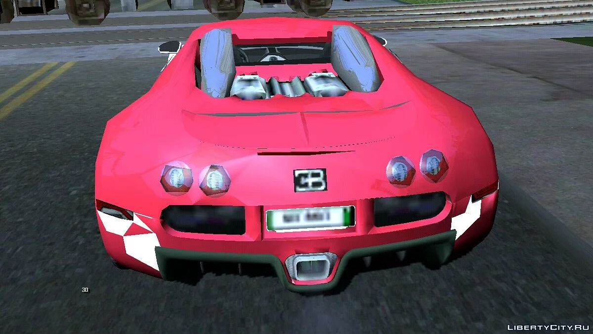 Bugatti Veyron (Gaya SA) / GTA San Andreas (iOS, Android)