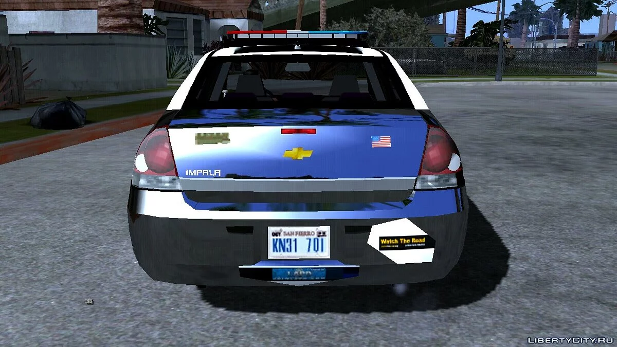 Chevrolet Impala 2007 LSPD (стиль SA) / GTA San Andreas (iOS, Android)