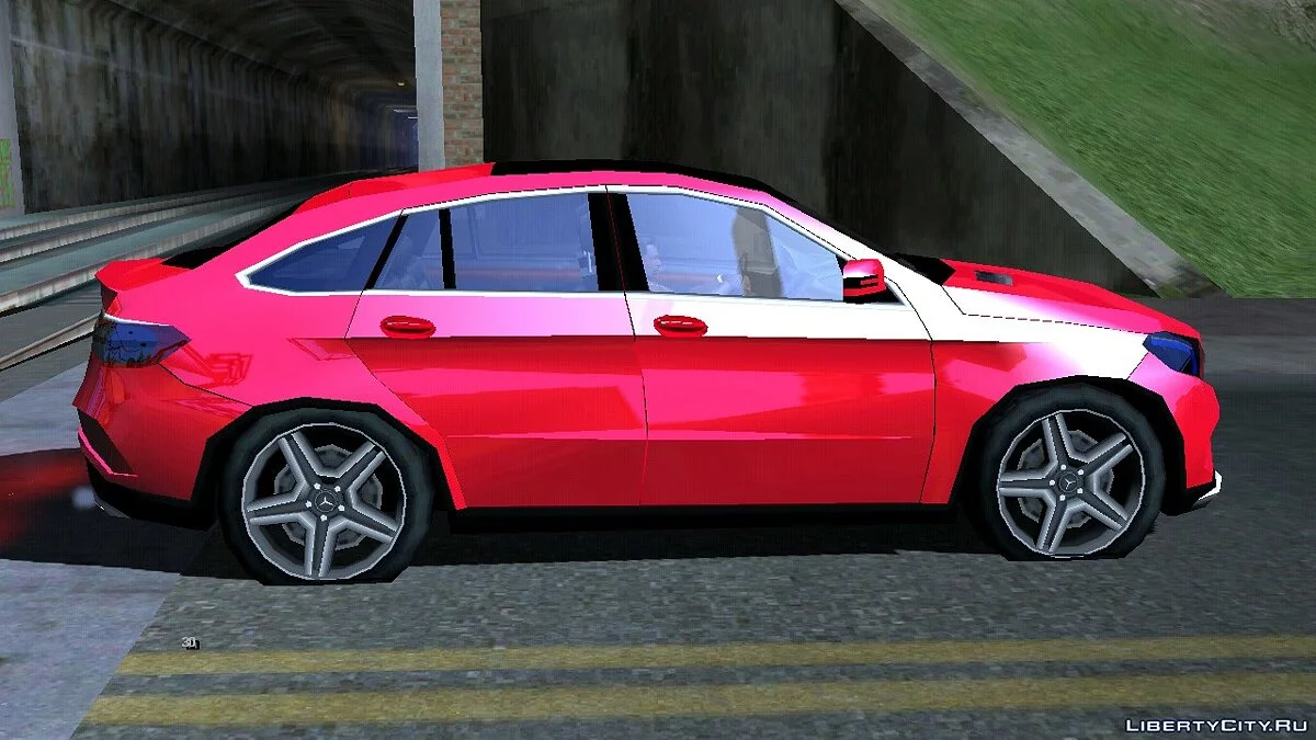 Mercedes Benz GLE 350 Coupe Lowpoly / GTA San Andreas (iOS, Android)