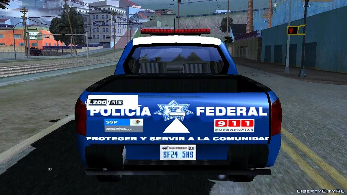 Mitsubishi L200 (Style SA, police) / GTA San Andreas (iOS, Android)