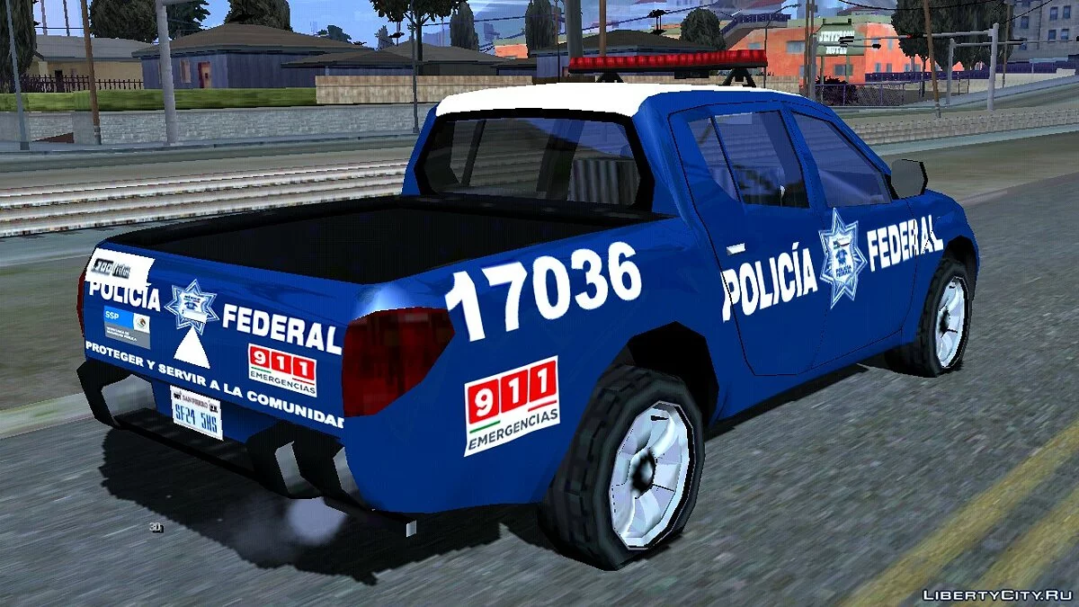 Mitsubishi L200 (Style SA, police) / GTA San Andreas (iOS, Android)