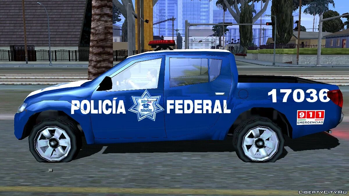 Mitsubishi L200 (Style SA, police) / GTA San Andreas (iOS, Android)