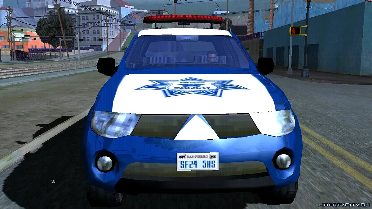 Mitsubishi L200 (Style SA, police) / GTA San Andreas (iOS, Android)