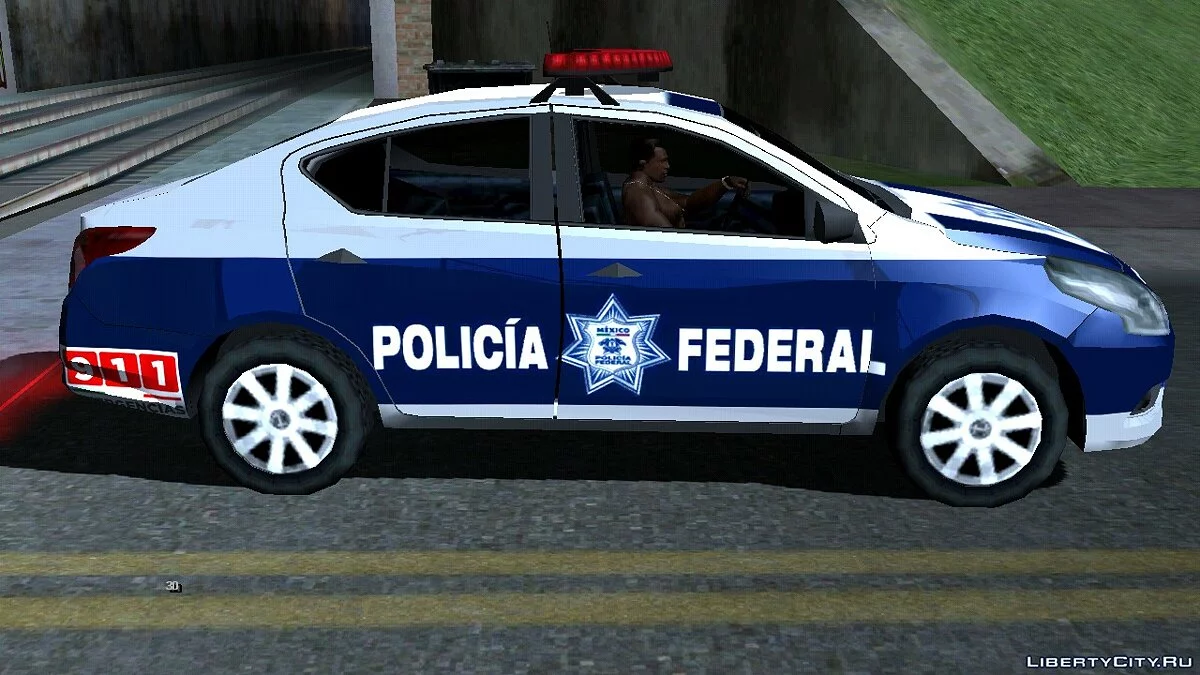Nissan Versa 2019 (SA style, police) / GTA San Andreas (iOS, Android)